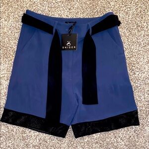SNIDER Orla Shorts in Blue/Black